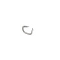 Chain Link 9 Gauge Hog Rings [500 Quantity] - Tension Wire Clip (Aluminum) (Hardware)