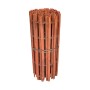 4' x 50' Roll Snow & Sand Barrier & Landscape Edging (Redwood Stained)